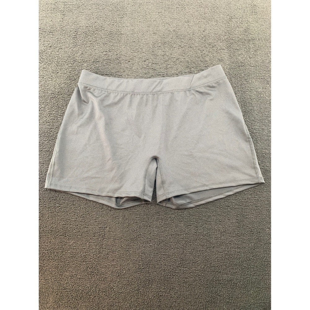 High Five Womens XL Gray Athletic Shorts Essortex Moisture‎ Management Workout